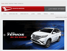 Tablet Screenshot of daihatsujabar.com